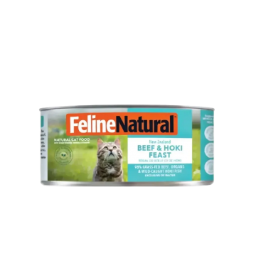 Feline Natural Canned Food Beef & Hoki Feast 85g Feline Natural Canned Food Beef & Hoki Feast 85g